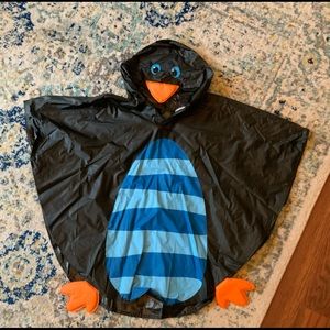 Boys Rain Poncho - Penguin!